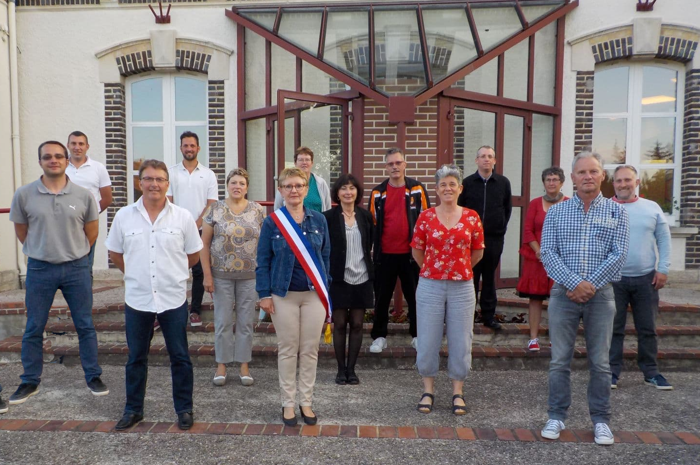 Photo de groupe de l'équipe municipale
